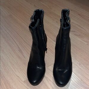 Nine West Black Heeled Boots